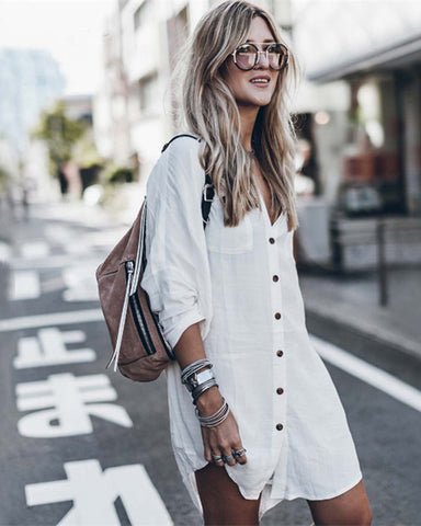 White Sands Shirt Dress