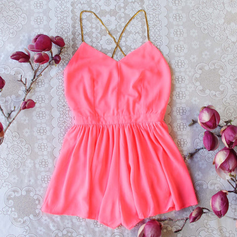 Ancient Rose Romper in Pink