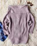 Gemma Knit Sweater in Mauve: Alternate View #4