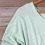 Gentry Lace Tunic in Mint: Alternate View #2