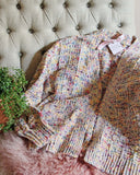 Gingham Confetti Sweater in Pink: Alternate View #3