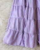 Gingham & Lilac Dress: Alternate View #4