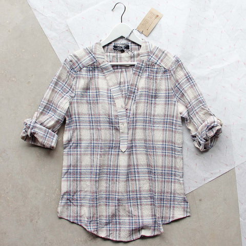Go North Plaid Top
