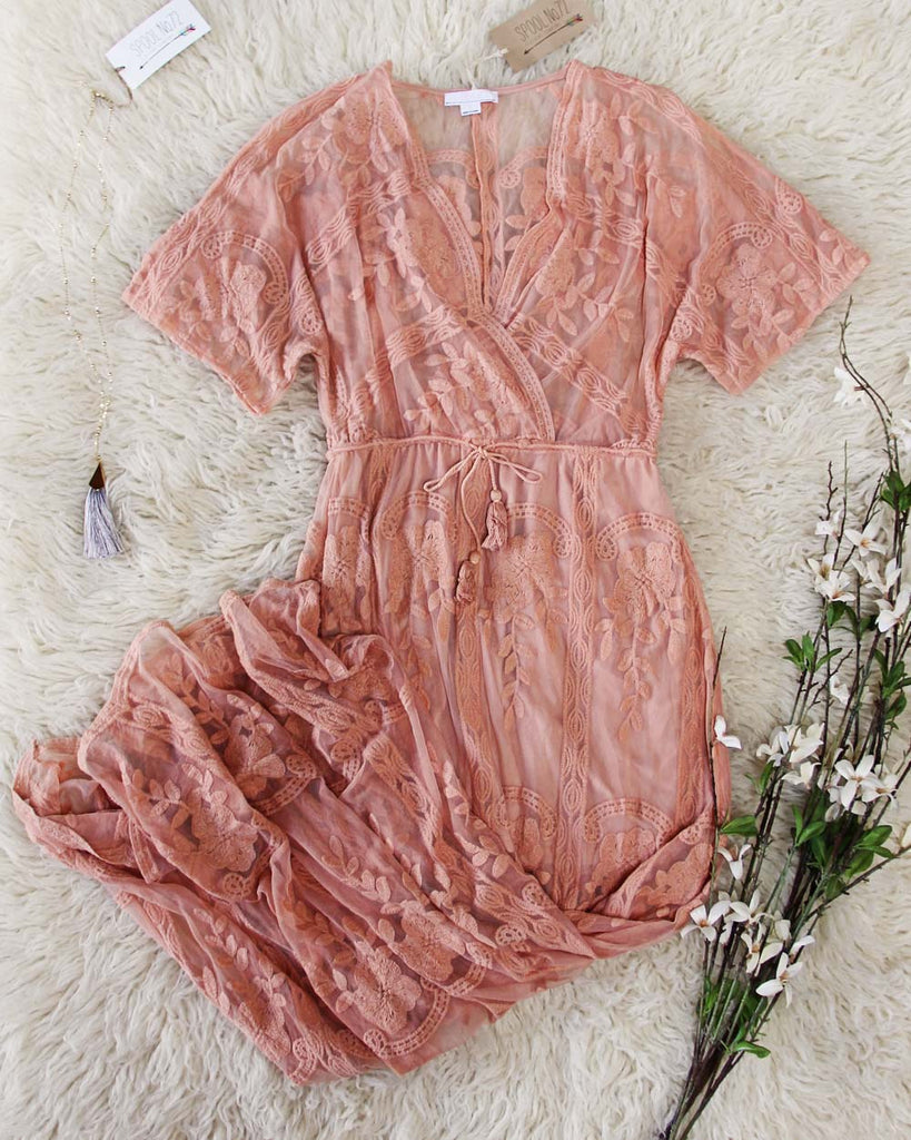 Gold Coast Lace Maxi in Rose, Gorgeous Bohemian Maxi Dresses from Spool 72. | Spool No.72 Gold Coast Lace Maxi in Rose, Gorgeous Bohemian Maxi Dresses from Spool 72. | Spool No.72