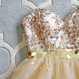 Spool Couture Golden Sparkle Dress: Alternate View #2