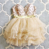Spool Couture Golden Sparkle Dress: Alternate View #1