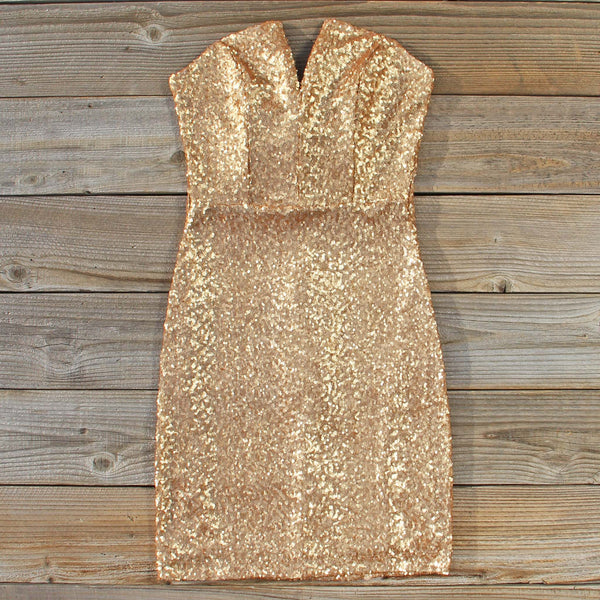 Golden Hearts Party Dress: Featured Product Image