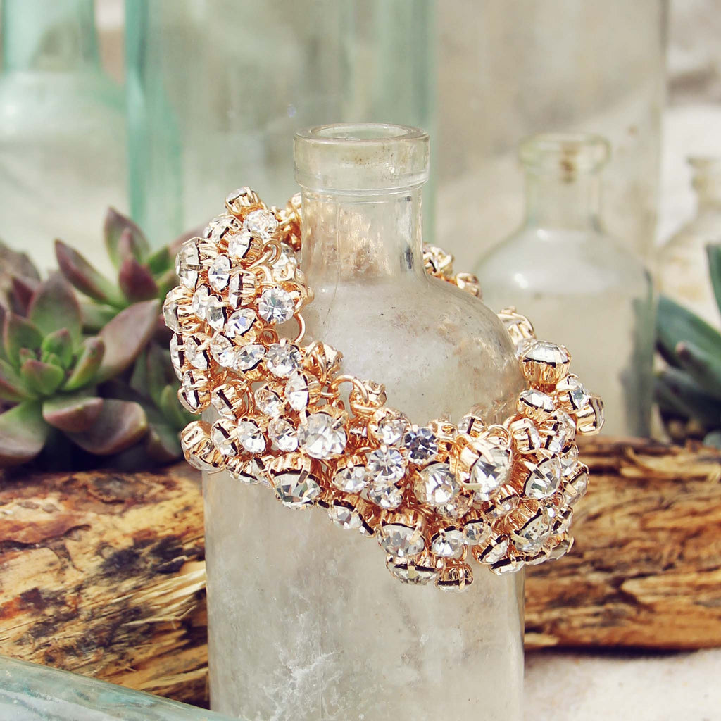 Golden Sky Bracelet, Sweet Bohemian Jewelry From Spool No. 72