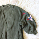 Grandpa Cozy Sweater in Olive (wholesale): Alternate View #3
