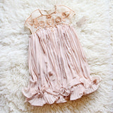 The Hallie Dress in Blush (wholesale): Alternate View #2