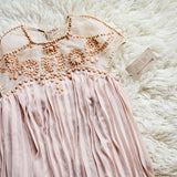 The Hallie Dress in Blush (wholesale): Alternate View #3