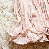 The Hallie Dress in Blush (wholesale): Alternate View #4