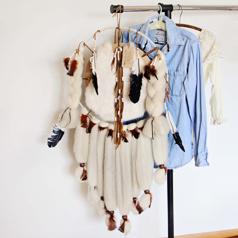 Handmade Large Feather Dreamcatcher