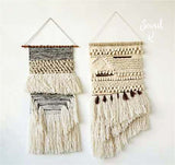 Hand-Woven Wall Hanging in Sand: Alternate View #5