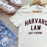 Harvard Law Tee: Alternate View #2