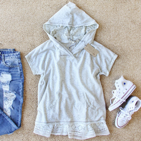 Heathered Lace Hoodie