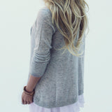 Heathered Lace Sweater: Alternate View #4