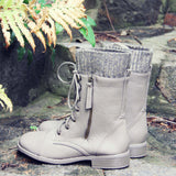 Heirloom Sweater Boots in Taupe: Alternate View #3