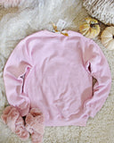 Hello Pumpkin Sweatshirt in Pink: Alternate View #4