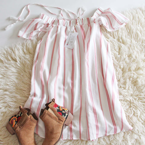 Hughes Boyfriend Dress in Red