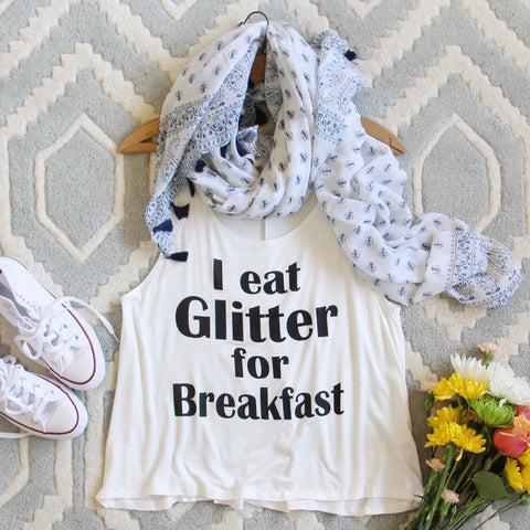 Glitter for Breakfast Tank