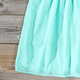 Ice Shadow Dress in Mint: Alternate View #4