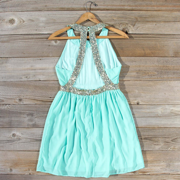 Ice Shadow Dress in Mint: Featured Product Image