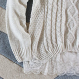 Iced Lace Sweater: Alternate View #3