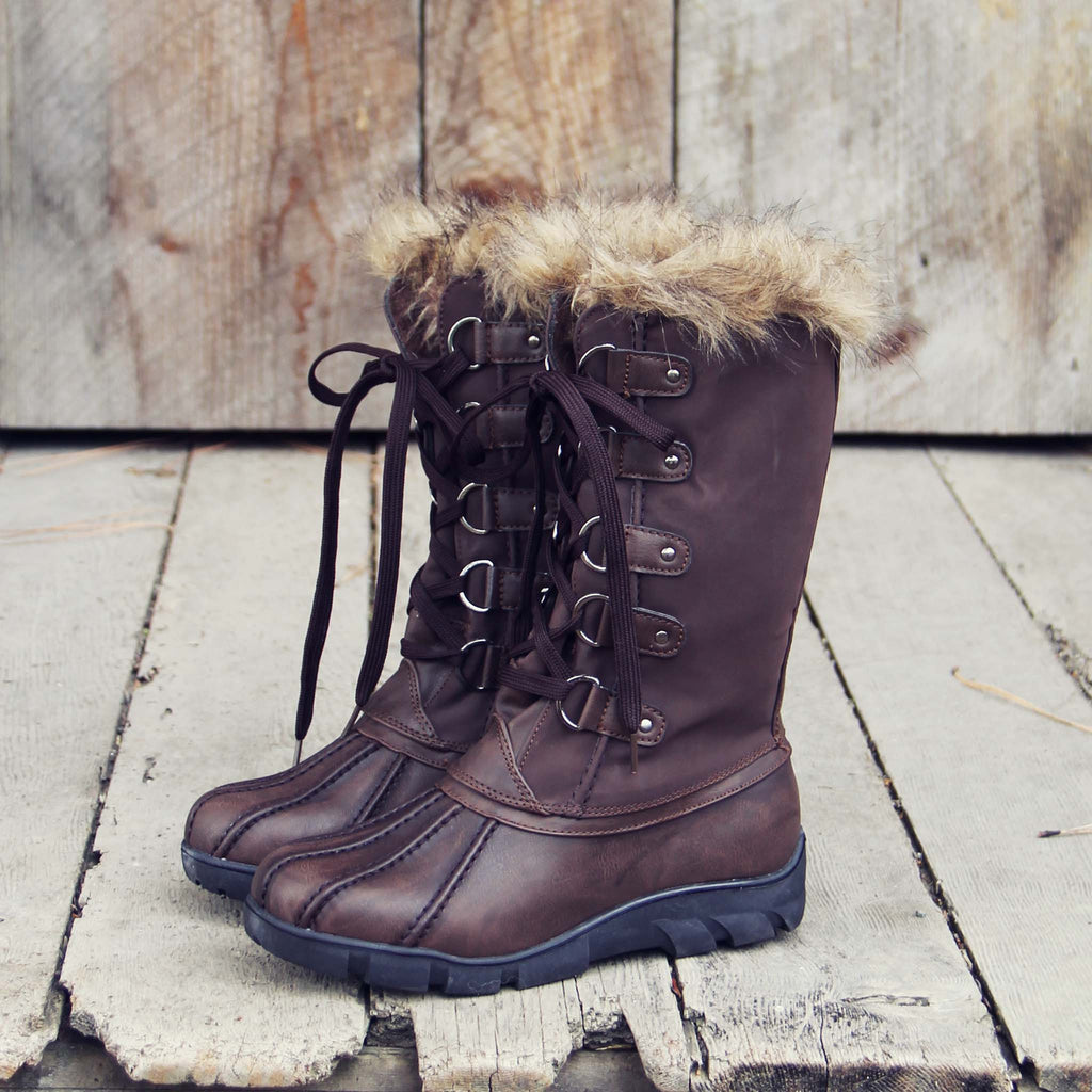 Igloo Snow Boots in Brown, Cozy Snow Boots from Spool No.72 | Spool No.72 Igloo Snow Boots in Brown, Cozy Snow Boots from Spool No.72 | Spool No.72