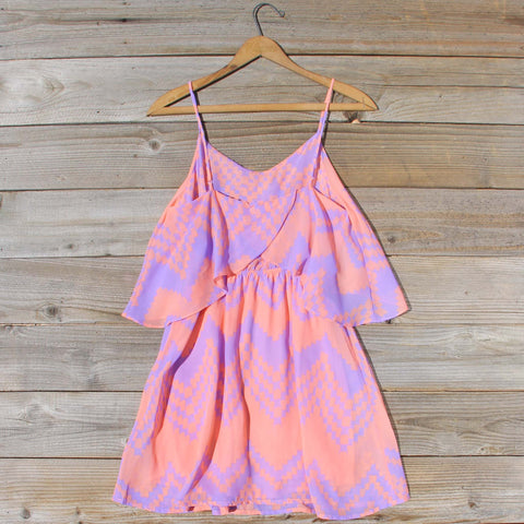 Indian Watercolor Dress in Lilac