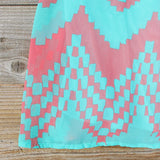 Indian Watercolor Dress in Mint: Alternate View #4