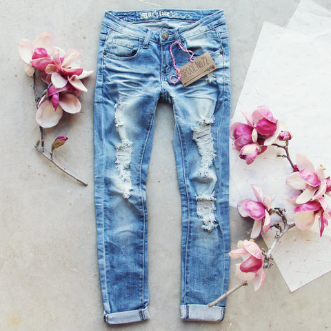 Indigo Sky Crop Jeans