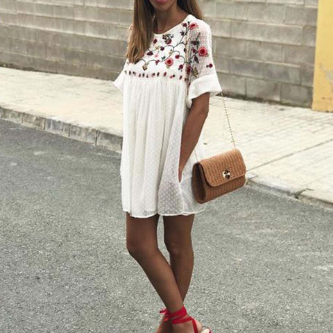 Wichita Embroidered Dress