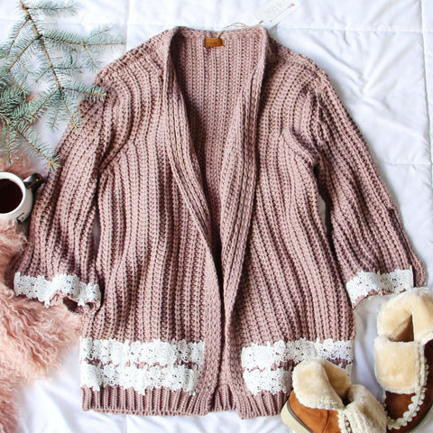 Spool Lux Knit + Lace Sweater