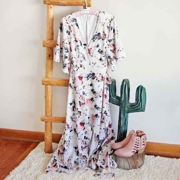 Jardine Wrap Maxi Dress: Featured Product Image