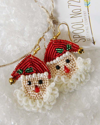 Jolly Saint Nick Earrings