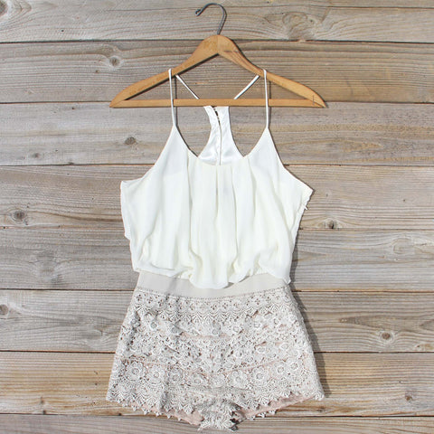 Kindred Spirits Romper in Sand