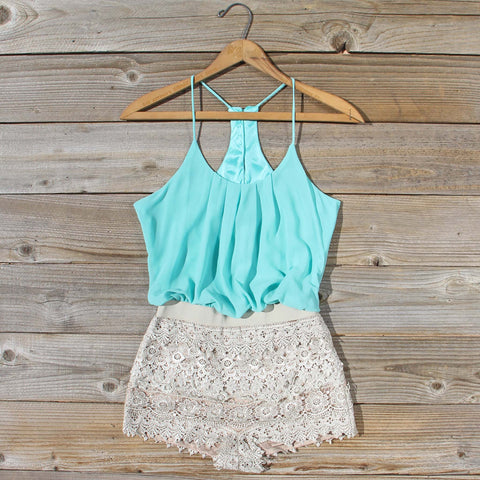 Kindred Spirits Romper in Mint