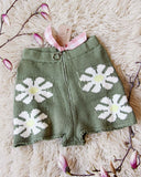 Knit Daisy Shorts: Alternate View #1