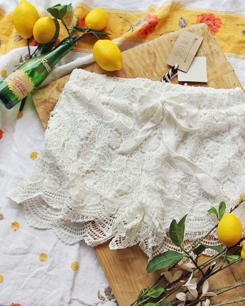 Italian Lace Beach Shorts: Featured Product Image