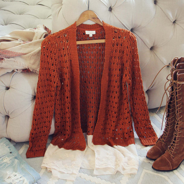 Lace & Copper Sweater: Featured Product Image