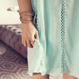 Lace Gypsy Dress in Sage: Alternate View #3
