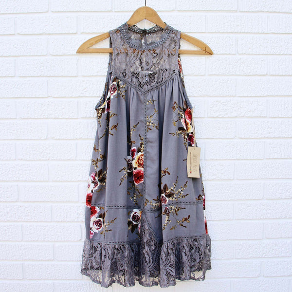 Lace Gypsy Dress in Shadow: Featured Product Image