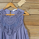 Lace Gypsy Dress in Slate: Alternate View #2