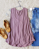 Lace Gypsy Tank in Taupe: Alternate View #4