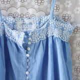 Lace Springs Maxi Dress in Sky: Alternate View #3