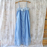 Lace Springs Maxi Dress in Sky (wholesale): Alternate View #2
