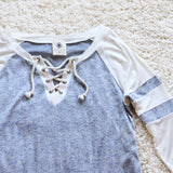 The Lace-up Tee: Alternate View #2