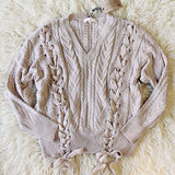 Laced Front Sweater: Alternate View #2
