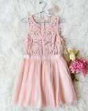 Laced in Sky Dress in Pink: Alternate View #2